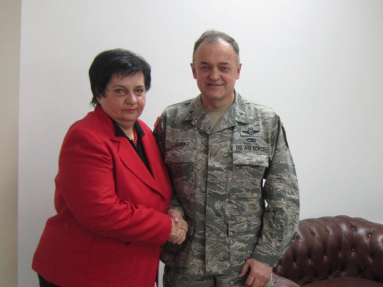 Sastanak predsjedavajuće Zajedničke komisije za odbranu i sigurnost Dušanke Majkić sa komandantom NATO - štaba